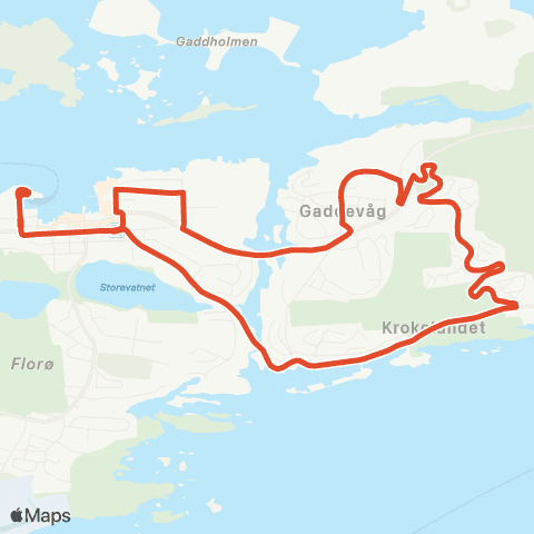 Skyss Bybuss 2 Florø map