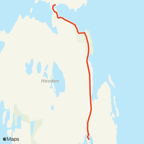 Skyss Barekstad-Hovdevåg map