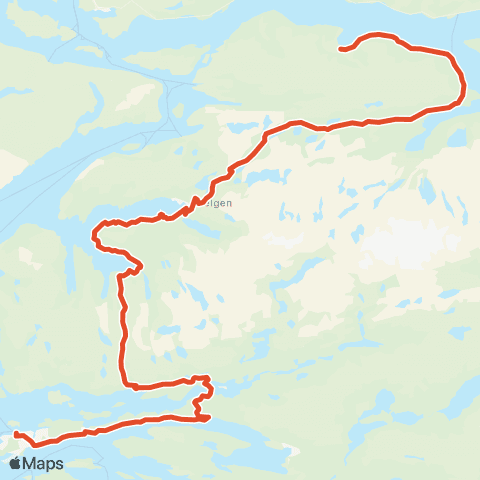 Skyss Davik-Svelgen-Florø map