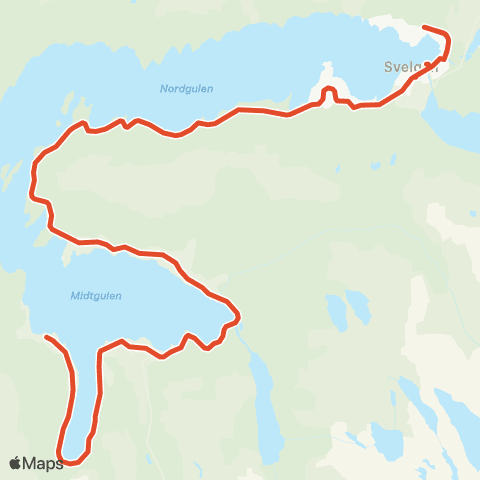 Skyss Svelgen-Sande-Sagebø-Botnane-Villevik map