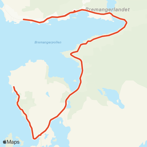 Skyss Novelandet-Nødset-Ryland-Hauge map