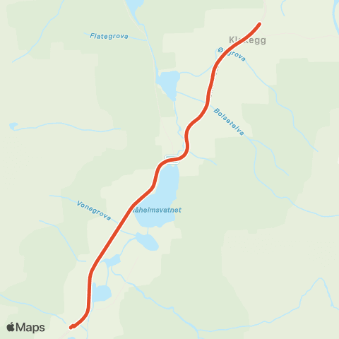 Skyss Skei-Førde i Jølster map