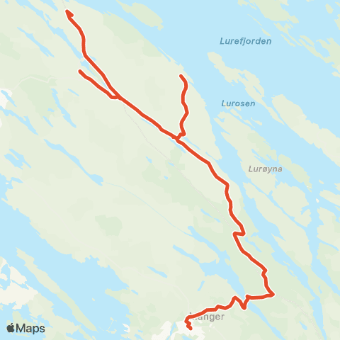 Skyss Valdersnes - Manger map