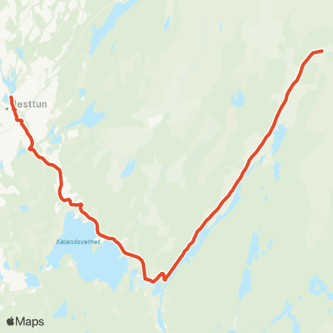 Skyss Haugsdal - Kalandseid map