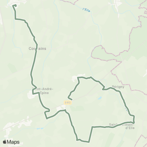 SLAM Scolaire St-Georges-d'Elle - St-Clair-sur-l'Elle map