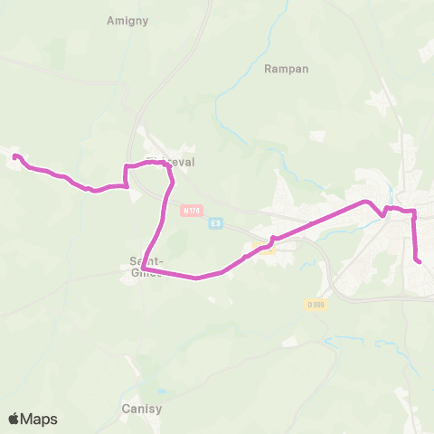 SLAM Scolaire La-Chapelle-en-Juger - St-Lô map