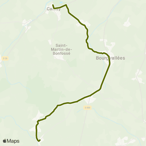 SLAM Scolaire Soulles - Canisy map