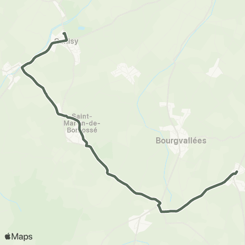 SLAM Scolaire Saint-Romphaire - Canisy map