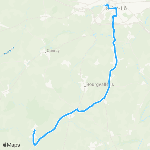 SLAM Scolaire Soulles - St-Lô map