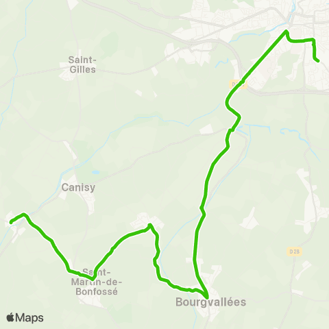 SLAM Scolaire Quibou - St-Lô map