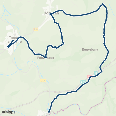 SLAM Scolaire Fourneaux - Tessy-sur-Vire map