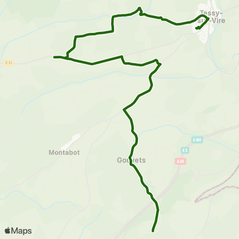 SLAM Scolaire St-Vigor-des-Monts - Tessy-sur-Vire map