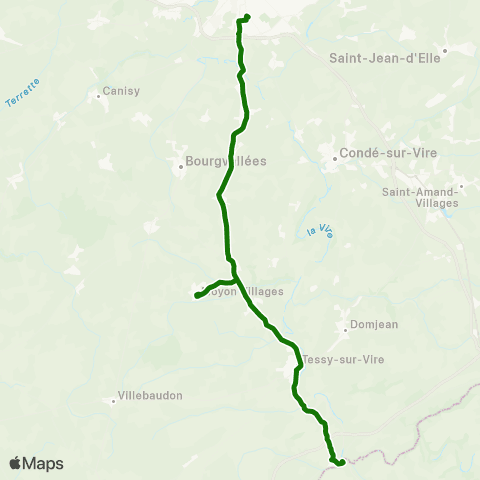 SLAM Scolaire Pleines Oeuvres - St-Lô map