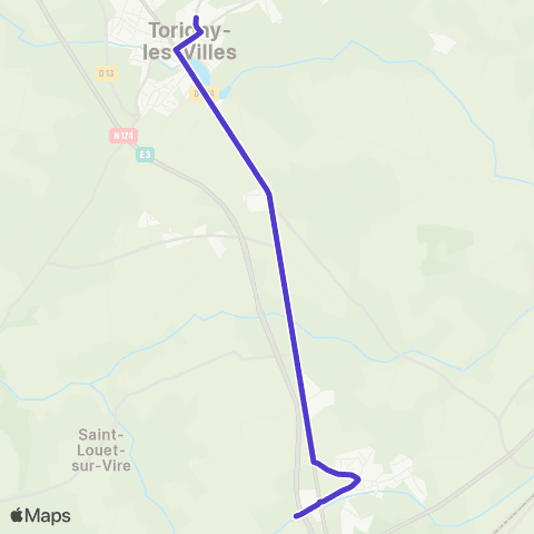 SLAM Scolaire Guilberville - Torigni-sur-Vire map
