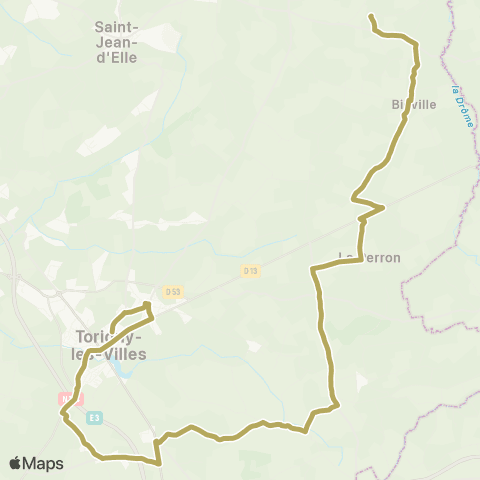 SLAM Scolaire Vidouville - Torigni-sur-Vire map