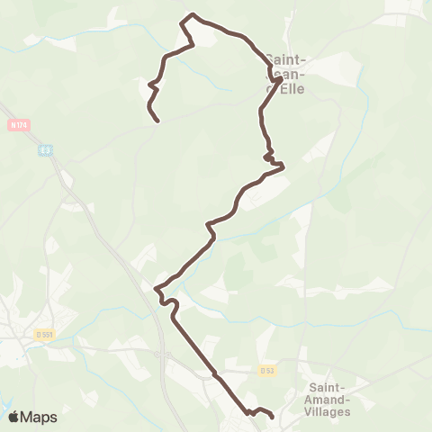 SLAM Scolaire Condé-sur-Vire - Torigni-sur-Vire map
