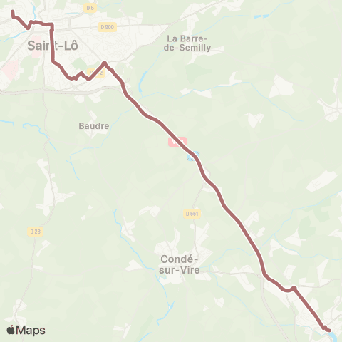 SLAM Scolaire Torigni-sur-Vire - St-Lô map
