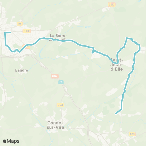 SLAM Scolaire La Chapelle du Fest - St-Lô map
