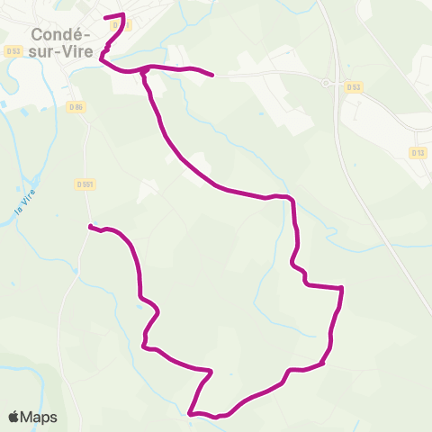 SLAM Scolaire Condé-sur-Vire map