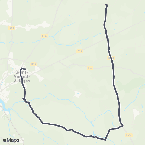 SLAM Scolaire Lamberville - Saint-Amand map