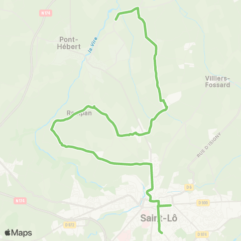 SLAM Scolaire La Meauffe - St-Lô map