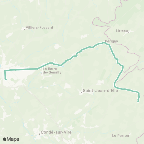 SLAM Scolaire Biéville - St-Lô map
