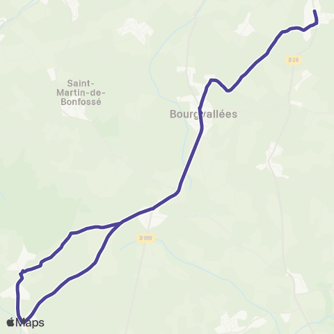 SLAM Scolaire La Mancellière-s/-Vire - St-Samson-de-Bonfossé map