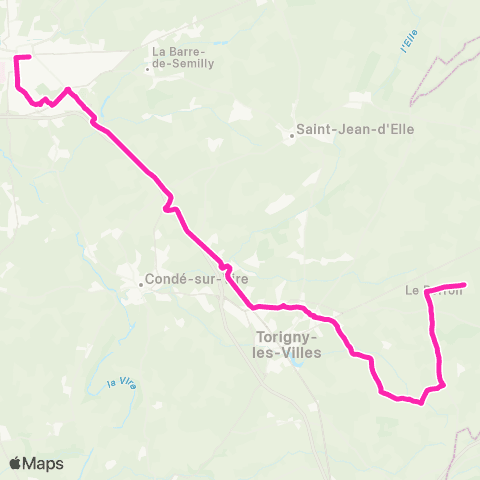 SLAM Scolaire Le Perron - St-Lô map