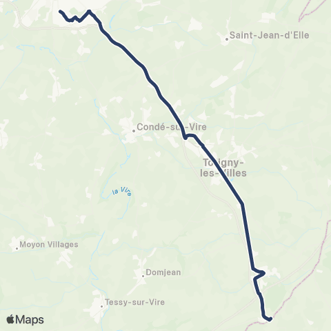 SLAM Scolaire Saint-Amand-Villages - St-Lô map