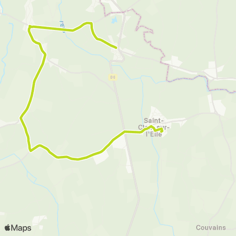 SLAM Scolaire Airel - Saint-Clair-sur-l'Elle map