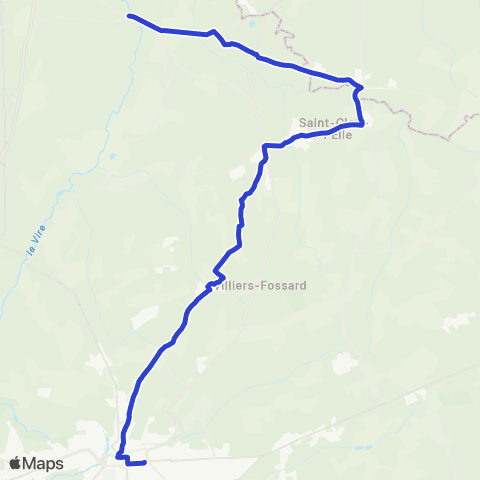 SLAM Scolaire Airel - St-Lô map
