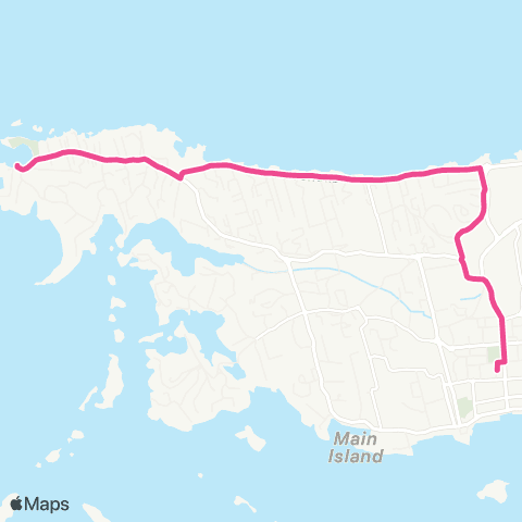 ShoreLink Spanish Point <-> Hamilton map