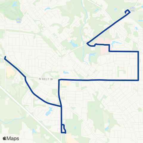 MetroBus Illinois Memorial Hosp-Westfield Plaza map