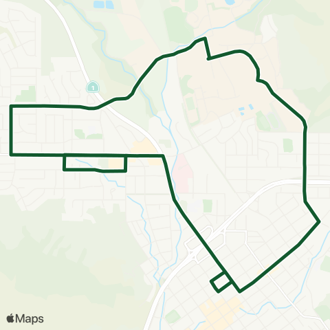 SLO Monterey / Foothill / Cal Poly map