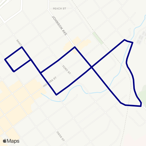 SLO San Luis Tripper map