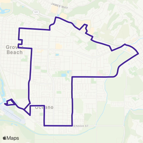 SLORTA Grover Beach / Oceano / Arroyo Grande map