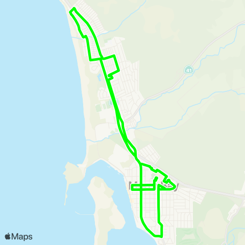 SLORTA RTA - Morro Bay Transit map