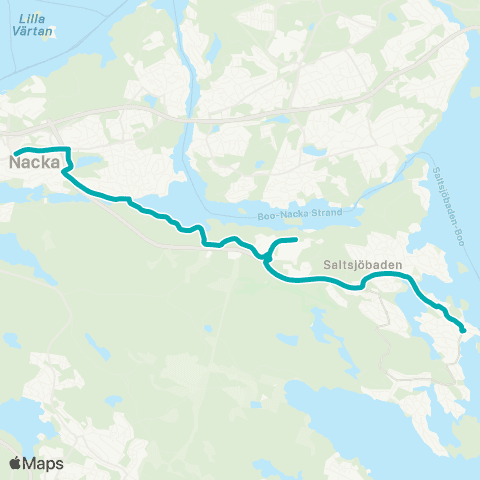 SL Ersätter Saltsjöbanan map