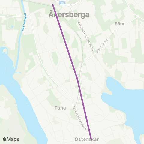 SL Ersätter Roslagsbanan map