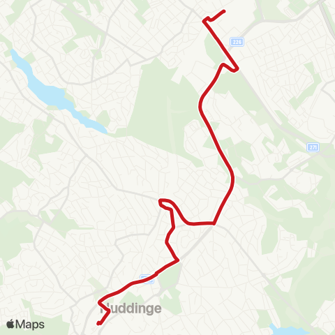 SL Ersätter Pendeltåget map