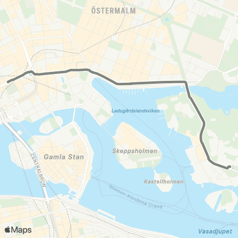 SL Ersätter Spårväg City map