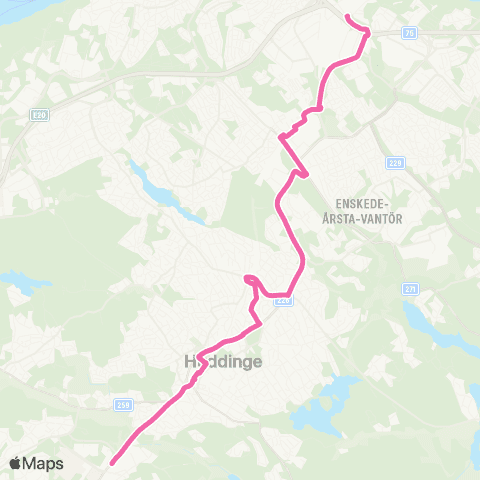 SL Ersätter Pendeltåget map