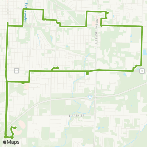 Sunshine Lamp Trolley  map