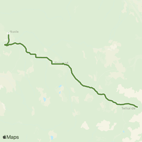 SMART Telluride Norwood map