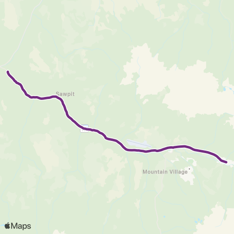 SMART Telluride Down Valley map