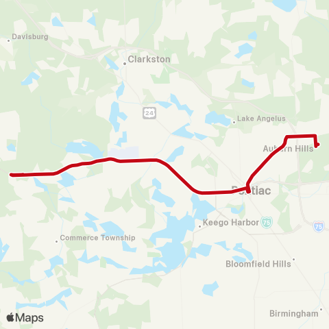 SMART Highland Road map