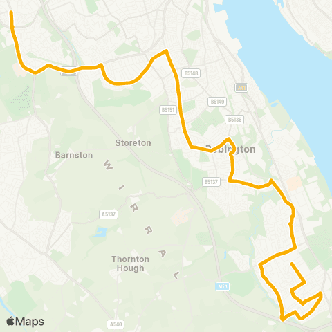Stagecoach School Routes  map