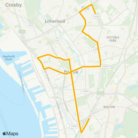 Stagecoach School Routes  map