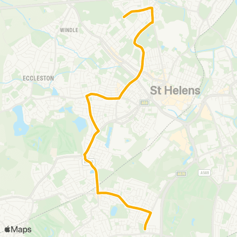 Stagecoach School Routes  map