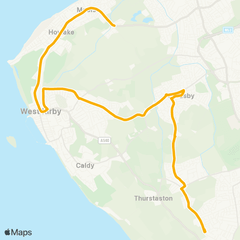 Stagecoach School Routes  map